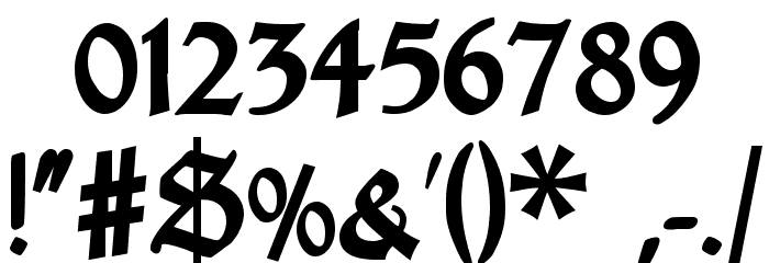 FetteThannhaeuser Font OTHER CHARS