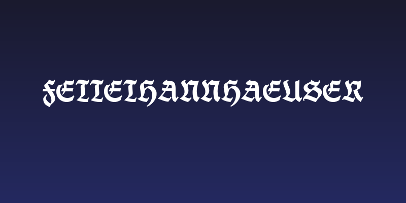 FetteThannhaeuser Social Header