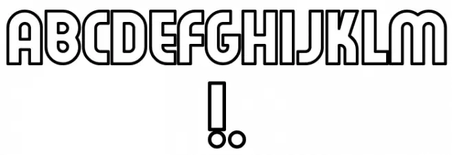 Feuerfeste Outline Normal Font OTHER CHARS