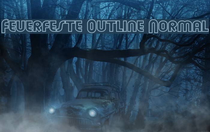 Feuerfeste Outline Normal لخطوط تنزيل examples