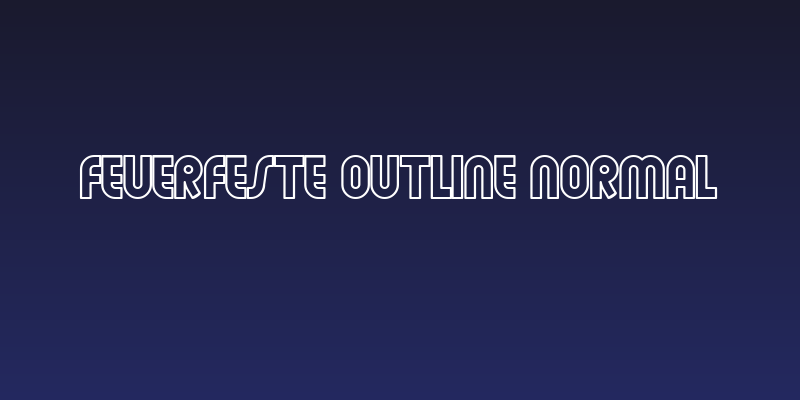 Feuerfeste Outline Normal Social Header