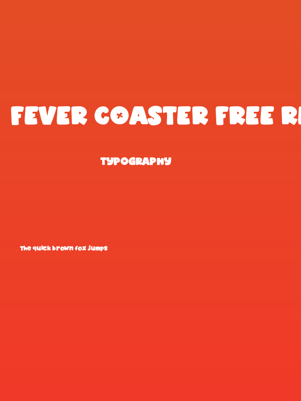 Fever Coaster Free Regular Poster