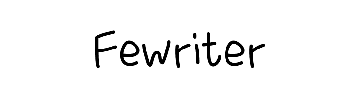 Fewriter  नि: शुल्क फ़ॉन्ट्स डाउनलोड