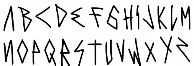 Fews Anxiety Regular フォント 大文字