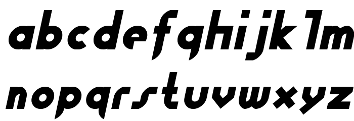 Fewt Bold Italic Шрифта строчной