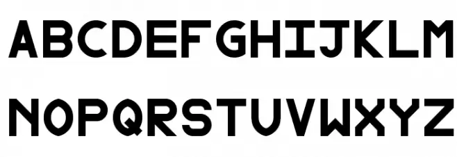 Fewt Bold Font Litere mari