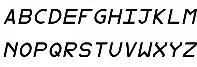 Fewt Slim Italic Fuentes MAYÚSCULAS