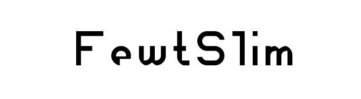Fewt Slim 字体