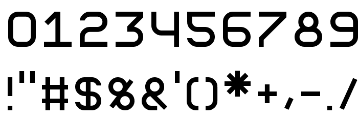 Fewt Slim Font OTHER CHARS