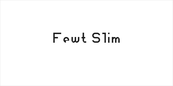 Fewt Slim Logo