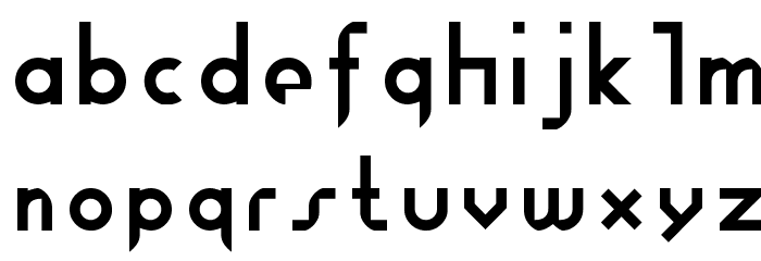 Fewt Slim Font LOWERCASE