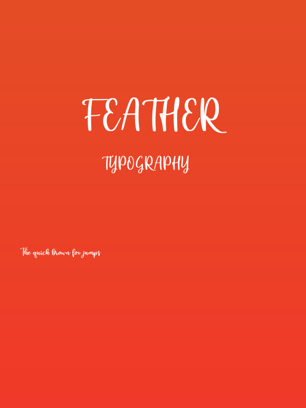 feather Poster