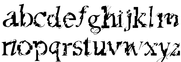 feed my frankenstein Font LOWERCASE