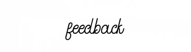 feedback  Frei Schriftart Herunterladen