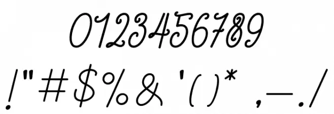 feedback Font OTHER CHARS