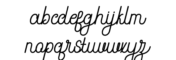 feedback Font LOWERCASE