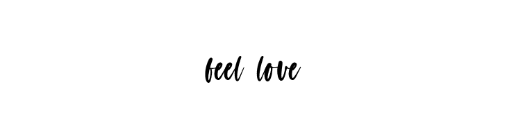 feel love  Free Fonts Download