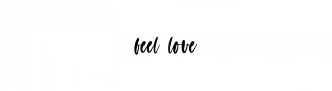 feel love  免费字体下载
