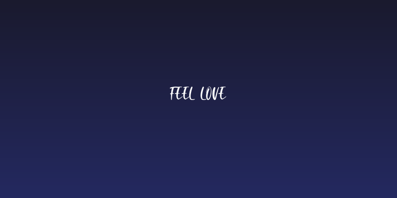 feel love Social Header