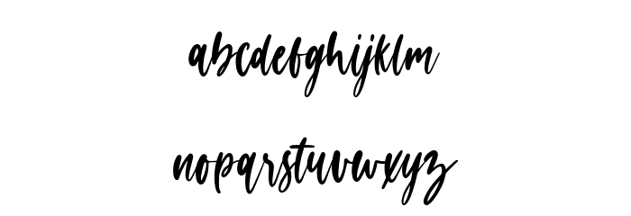 feel love Font LOWERCASE
