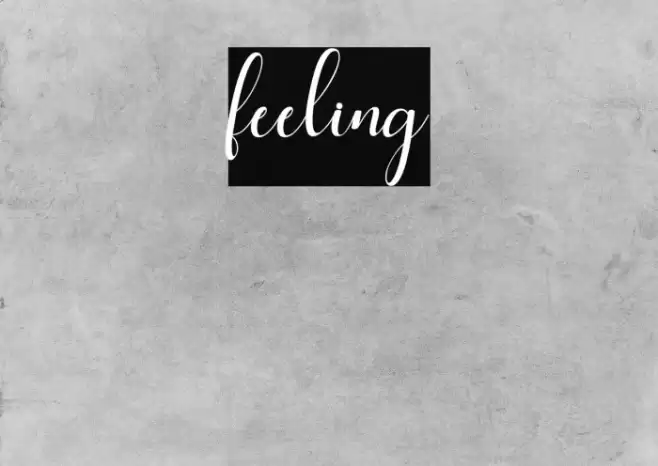 feeling Font examples