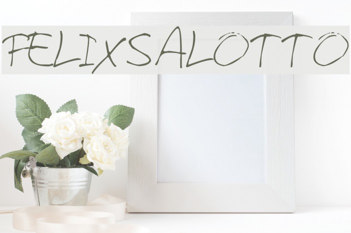 felixsalotto Font examples