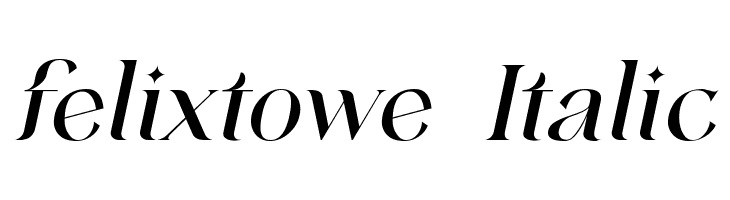 felixtowe Italic  Скачать бесплатные шрифты
