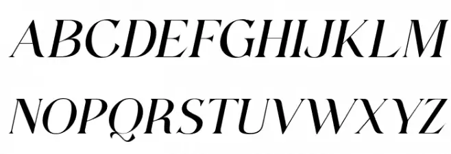 felixtowe Italic Fonte MAIÚSCULAS