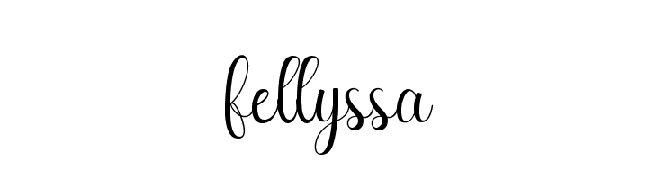 fellyssa  Frei Schriftart Herunterladen