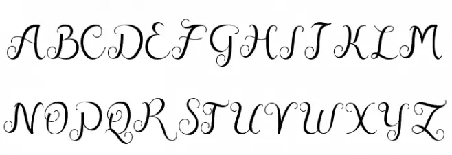 fellyssa Schriftart Groß