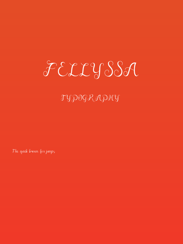 fellyssa Poster