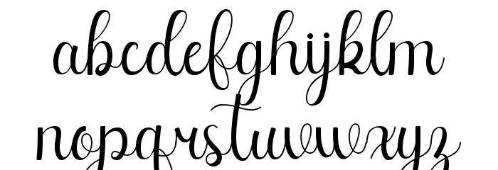 fellyssa Font LOWERCASE