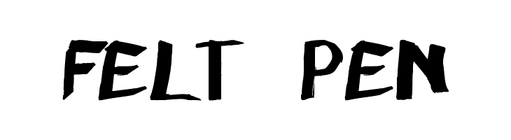 felt pen  font caratteri gratis