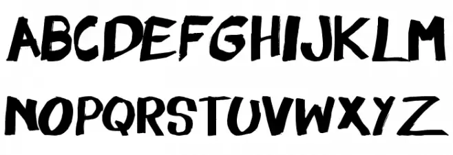 felt pen Шрифта ВЕРХНИЙ