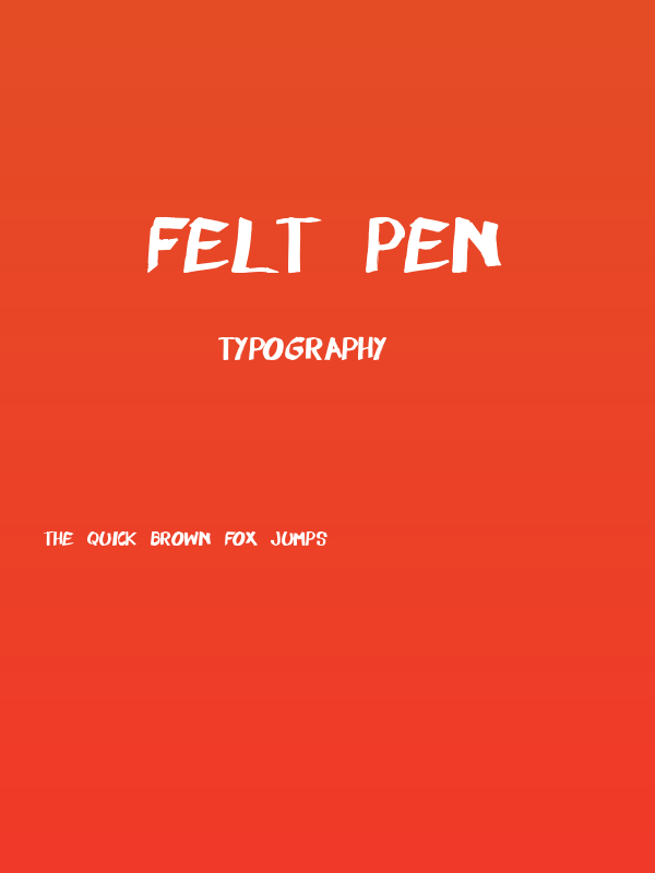 felt pen Poster