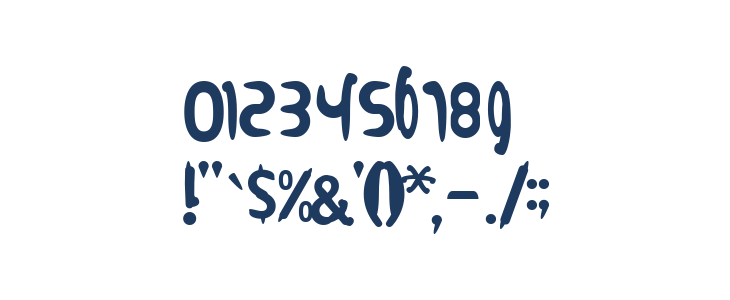 felt script  encombered Other Characters