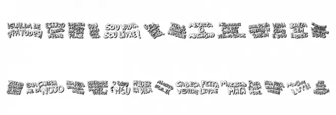 femme-Italic Шрифта ВЕРХНИЙ