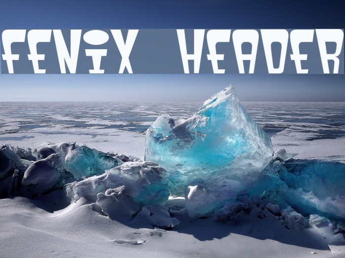fenix header Font examples