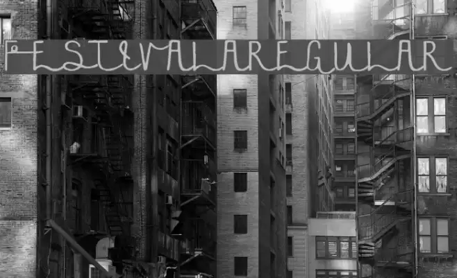 festivala-Regular Font examples