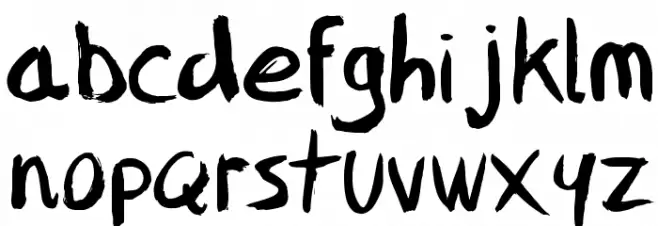 FFAD Matro Regular Font LOWERCASE