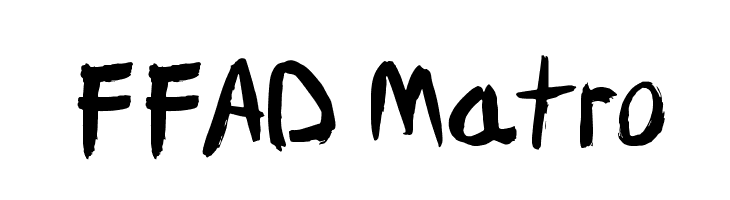 FFAD Matro Font