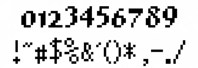 FFCC Echoes of Time Regular Font OTHER CHARS