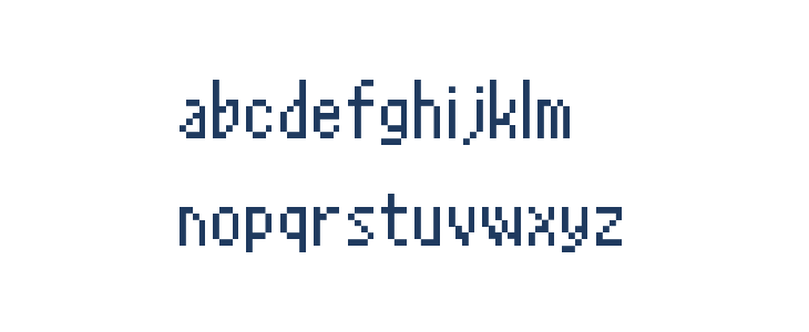 FFCC Echoes of Time Regular Lowercase