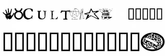 FFCultbats 字体 大写