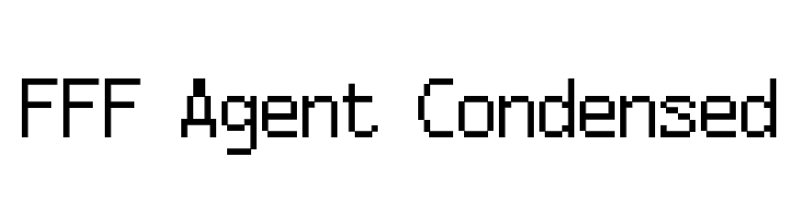 FFF Agent Condensed Font