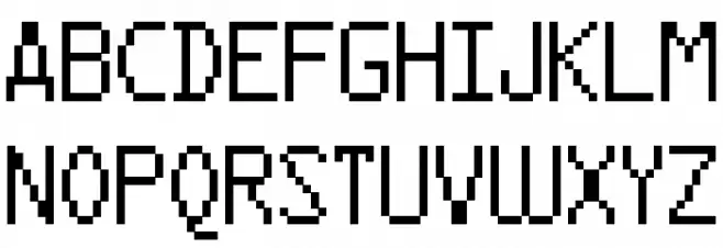 FFF Agent Condensed Schriftart Groß