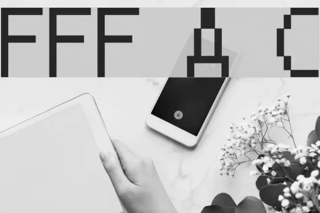 FFF Agent Condensed Font examples