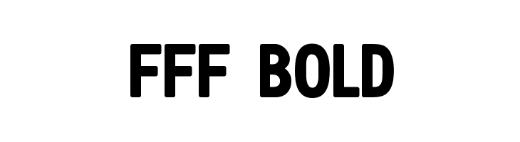 FFF Bold  Frei Schriftart Herunterladen
