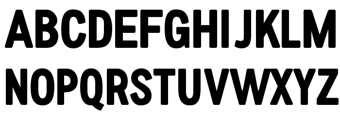 FFF Bold Font LOWERCASE