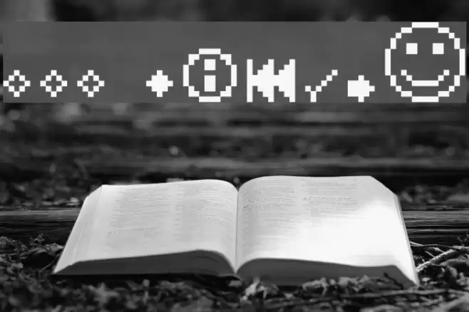 FFF Extras Font examples